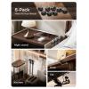image8Pack Magnetic Cable Clips 1S SnapOn Cord Holder LISEN Office Desk Organizers and Accessories with 4 Extra Strong Adhesive Pads Wire Organizer for Nightstand Home Wall Car DesktopBlack