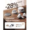 image8Pack Magnetic Cable Clips 1S SnapOn Cord Holder LISEN Office Desk Organizers and Accessories with 4 Extra Strong Adhesive Pads Wire Organizer for Nightstand Home Wall Car DesktopWhite