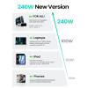 imageLISEN 240W USB C to USB C Cable Type C Fast Charging Cord iPad Charging Cable for iPad ProAirMini iPhone 1616 Pro16 Plus16 Pro Max Google Pixel Samsung Galaxy S24 Ultra 66FTWhiteWhite