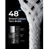 imageLISEN 333366FT USB C to USB C Cable for iPad Pro 13 129 11 inch iPad Air 5 4 Mini 63Pack 60W iPad Charger Cord Fast Charging for iPad 2024MacBook Air MacBook Pro iPhone 15 Pro Max PlusWhite