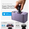 imageLISEN Magnetic Phone Holder for Car  Upgraded Clip Ultra 6 Strong Magnets Car Phone Holder Case FriendlySoporte de Telefono para carro for Galaxy S25 Ultra 467 inch Smartphones BlackPink