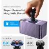 imageLISEN Magnetic Phone Holder for Car  Upgraded Clip Ultra 6 Strong Magnets Car Phone Holder Case FriendlySoporte de Telefono para carro for Galaxy S25 Ultra 467 inch Smartphones BlackBlue