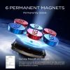 imageLISEN Magnetic Phone Holder for Car  Upgraded Clip Ultra 6 Strong Magnets Car Phone Holder Case FriendlySoporte de Telefono para carro for Galaxy S25 Ultra 467 inch Smartphones BlackGold