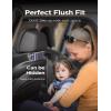 imageLISEN Tablet iPad Holder for Car Mount Headrest Must Have iPad Car Holder Back Seat Travel Accessories Long Road Trip Essentials for Kids Adults Fits All 47129quot Devices ampamp Headrest Rod Blackpurple