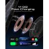 imageLISEN for Qi2 15W MagSafe Car Mount ChargerSuper Fast Magnetic Wireless Car Charger for iPhone 16 Pro Max AccessoriesQi2 MagSafe Charger Fits iPhone 16 15 14 13 12Samsung with MagSafe CaseQi2 Charging