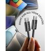 imageLISEN for iPhone 16 15 USB C to USB C Fast Charging 60W USB C Cable Type C Fast Charging Cable for iPhone 16 15Samsung Galaxy S25 Ultra Plus S24 S23 iPad Pro 13 129inch iPad Air 5Black 3Pack 6FTBlack