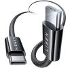 imageLISEN for iPhone 16 15 USB C to USB C Fast Charging 60W USB C Cable Type C Fast Charging Cable for iPhone 16 15Samsung Galaxy S25 Ultra Plus S24 S23 iPad Pro 13 129inch iPad Air 5Black 3Pack 6FTBlack