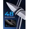imageLISEN for iPhone 16 Type Charger Cable 2 Pack66ft 60W USB C for iPhone Charger Fast Charging USB A to USB C Cable for Apple USB to Cable Fit iPad mini Pro Air MacBook SamsungBlack