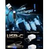 imageLISEN for iPhone 16 Type Charger Cable 2 Pack66ft 60W USB C for iPhone Charger Fast Charging USB A to USB C Cable for Apple USB to Cable Fit iPad mini Pro Air MacBook SamsungBlack