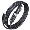 imageLISEN 140W USBC to Magnetic 3 Cable 66FT Midnight 480Mbps Data Transfer MacBook Air Charger Gen 3 Cord MacBook Charger Magnetic Safe 3 Fit for Macboo k Air 15quot 13quot M3Pro 14quot 16quot 202466FT