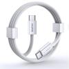 imageLISEN 240W USB C to USB C Cable Type C Fast Charging Cord iPad Charging Cable for iPad ProAirMini iPhone 1616 Pro16 Plus16 Pro Max Google Pixel Samsung Galaxy S24 Ultra 66FTWhiteWhite