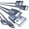 imageLISEN CarPlay Cable for iPhone 16151433FT 2Pack USB A to USB C Cable Replacement Andorid AutoCarPlay USB C Cord Fit for iPad 10thiPad Air 5Galaxy S24 UltraiPhone 16iPhone 15Pixel 8Midnight