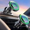 imageLISEN for Qi2 15W MagSafe Car Mount ChargerSuper Fast Magnetic Wireless Car Charger for iPhone 16 Pro Max AccessoriesQi2 MagSafe Charger Fits iPhone 16 15 14 13 12Samsung with MagSafe CaseQi2 Charging
