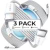 imageLISEN for iPhone 16 15 USB C to USB C Fast Charging 60W USB C Cable Type C Fast Charging Cable for iPhone 16 15Samsung Galaxy S25 Ultra Plus S24 S23 iPad Pro 13 129inch iPad Air 5Black 3Pack 6FTWhite