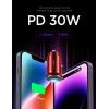 image48W USB C Car Fast Charger Adapter with 60W 33ft Nylon Braided Type C Cable LISEN Compact Cigarette Lighter All Metal USB Charger PDampampQC30 Dual Port for Samsung S22PixelAndroidiPadRed
