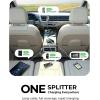 image9 in 1 Cigarette Lighter Splitter 191W Cigarette Lighter Adapter with 2 PDQC30 24V 12V Independent Switches DC Cigarette Outlet Car Charger for iPhone 16 15 14 13 12 and All Road Trip Car Devices