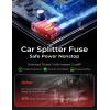 image9 in 1 Cigarette Lighter Splitter 191W Cigarette Lighter Adapter with 2 PDQC30 24V 12V Independent Switches DC Cigarette Outlet Car Charger for iPhone 16 15 14 13 12 and All Road Trip Car Devices