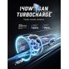imageLISEN 170W Car Charger USB C Fast Charging for iPhone 16 Pro Max GaN PD31 140WPD30W Cigarette Lighter Adapter Super Fast Car Charger Type C for Laptop Samsung Galaxy S25 Ultra MacBook Pro iPad Drone