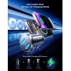 imageLISEN 90W USB C Car Charger Fast Charging Dual USB C Port PD 45W Cigarette Lighter Adapter USB C Car Charger iPhone Super Fast Car Charger USB C with USB C ampamp Lightning Cable for iPhone 16Black