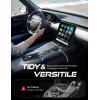 imageLISEN Multi Charging Cable 3 in 1 Charging Cable Retractable Car Charger with Type CLMicro USB Ports for iPhone 16 15 14 Pro MaxSamsung Galaxy S25PSKindle Multi Chargers for All DevicesBlack