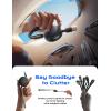 imageLISEN Multi Charging Cable 3 in 1 Charging Cable Retractable Car Charger with Type CLMicro USB Ports for iPhone 16 15 14 Pro MaxSamsung Galaxy S25PSKindle Multi Chargers for All DevicesBlack