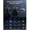 imageLISEN USB C Car Charger USB Adapter Mini ampamp Metal iPhone 16 Car Charger Fast Charging PD 30 Cigarette Lighter Adapter USBC for iPhone 16 Pro Max Plus 15 14 13 BlackRed