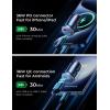 imageLISEN USB C Car Charger USB Adapter Mini ampamp Metal iPhone 16 Car Charger Fast Charging PD 30 Cigarette Lighter Adapter USBC for iPhone 16 Pro Max Plus 15 14 13 BlackBlack