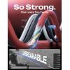 imageLISEN USB C to Lightning Cable 240W 4 in 1 Charging Cable 66FT Chubby USB AC to CLightning with Light for iPhone 16e 16 15 14 ProMacBookiPadSamsung S25Switch 2 Multi Chargers for All DevicesRed