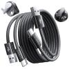 imageCar CarPlay Cable for iPhone 16 Pro Max iPhone 15 2Pack 3FT CarPlay Replacement Cable Cord with 2 Cable Organizers Type C Cable for CarplayAndorid Auto fit for iPad 10th iPad Air Samsung S24