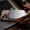 imageLISEN 03 Ultra Slim MagSafe Portable Charger iPhoneAlloy 5000mAh Wireless Charge Card Phone ChargerSlim MagSafe Battery PackMagnetic Power Bank for iPhone 16e Pro Max15141312PinkGlacier Gray