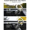 imageLISEN 2Pack for Magsafe Car Mount20 Strong Magnets Magnetic Phone Holder for Car Phone Holder Mount Dash360 Rotation Phone Holders for Your Car for iPhone 16 15 14 13 12 Pro Max PlusSamsung