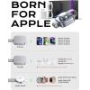 imageLISEN 3 in 1 Travel Charger Mini ampamp Metal for iPhone Apple Watch Multiple Devices Magsafe Charging Station Travel Essentials Accessories for iPhone 16 Pro Max 15 Airpods