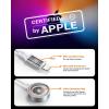 imageLISEN 3 in 1 for iPhone 16 Type C Charger Cable Upgraded Multi C to C Cable Fast Charging Fit iWatch UltraSE109876543 ampamp iPhone 1615141312Galaxy S242024 iPad Pro66FT
