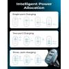 imageLISEN 60W USB C Car ChargerTravel Essentials 4Port Super Fast Charging Type C Car Charger for Multiple Devices Cigarette Lighter Adapter for iPhone 1616e15 Pro Max Samsung S25S24 PiexlUAVBlack