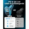 imageLISEN 60W USB C Car ChargerTravel Essentials 4Port Super Fast Charging Type C Car Charger for Multiple Devices Cigarette Lighter Adapter for iPhone 1616e15 Pro Max Samsung S25S24 PiexlUAVsilver