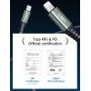 imageLISEN Apple MFi Certified USB C to Lightning Cable 6FT Never Rupture iPhone 14 Charging Cable PD Lightning to Type C Charger Cord Compatible with iPhone 14 Pro Max 13 12 11 X XS iPad AirPro