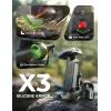 imageLISEN Bike Phone Holder AntiVibration Motorcycle Phone Mount Bicycle Phone Holder Handlebar Phone Mount Scooter Ebike Accessories Bicycle Accessories for iPhone Samsung Google Pixel BlackBlack