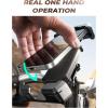 imageLISEN Bike Phone Holder AntiVibration Motorcycle Phone Mount Bicycle Phone Holder Handlebar Phone Mount Scooter Ebike Accessories Bicycle Accessories for iPhone Samsung Google Pixel BlackRed