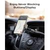 imageLISEN CD Phone Holder for CarAdjustable CD Slot Phone Mount Holder for iPhone Ultra Sturdy Cell Phones Holders for Your Car Accessories for Women for iPhone 16e 16 Samsung S25 S24 All PhonesBlackBlack