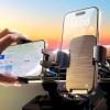 imageLISEN Car Phone Holder Mount Military Stable 2025 Universal Phone Holders for Your Car Vent Phone Mount Cell Phone Car Mount Clamp for iPhone 16 Car Mount for iPhone 16 Pro Max Smartphones BlackBlack