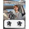 imageLISEN Car Phone Holder Mount Military Stable 2025 Universal Phone Holders for Your Car Vent Phone Mount Cell Phone Car Mount Clamp for iPhone 16 Car Mount for iPhone 16 Pro Max Smartphones BlackBlack