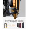 imageLISEN Cell Phone Car Mount for iPhone Enjoy Never Blocking Universal Car Phone Holder Vent Phone Mount for Car 2 Hook Kit Hands Free Phone Car Mount Fits iPhone 15 14 13 Pro Max Plus SamsungBlack