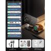 imageLISEN Charging Station for Apple Magsafe Multiple Devices  3 in 1 Foldable Magnetic Wireless Charger Dock  Travel Charging Stand for Apple iPhone 16 15 14 13 12 Pro Max Plus Watch ampamp Airpods