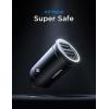 imageLISEN Cigarette Lighter USB C 12V USB Adapter Car PD ampamp QC30 USB Car Charger Adapter Cigarette Lighter Splitter Socket with iPhone 16 15 14 13 12 Pro Max iPad Samsung S25 24