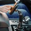 imageLISEN Cup Holder Cell Phone Holder for Car Mount 360 Adjustable Cup Phone Holders for Your Car Truck Car Accessories for Women Interior Golf Cart Accessories for iPhone Samsung Google3X Stable Adjustable  Sliver