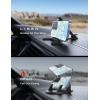 imageLISEN Dashboard Phone Holder for Car Dashboard Mount Fits Curved Surface  Compatible with iPhone Samsung Android Popsocket GPS Devices All Phones