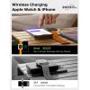 imageLISEN Magsafe Power Bank for iPhone 225W Builtin Cable Magnetic Phone Charger 10000mAh Portable Wireless Power Bank Fast Charging for Apple Magsafe Battery Pack Fits iPhoneWatchiPad All10000mAh