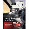 imageLISEN Phone Mount for Car Vent Never Blocking 360 Rotatable Car Phone Holder Mount Air Vent Clip Hands Free Cellphone Car Mount for iPhone 16 Pro Max Plus 16e 15 14 13 Samsung Android BlackBlack
