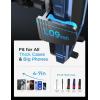 imageLISEN Phone Mount for Car Vent Never Blocking 360 Rotatable Car Phone Holder Mount Air Vent Clip Hands Free Cellphone Car Mount for iPhone 16 Pro Max Plus 16e 15 14 13 Samsung Android BlackBlack