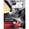 imageLISEN Phone Mount for Car Vent Never Blocking 360 Rotatable Car Phone Holder Mount Air Vent Clip Hands Free Cellphone Car Mount for iPhone 16 Pro Max Plus 16e 15 14 13 Samsung Android BlackSilver